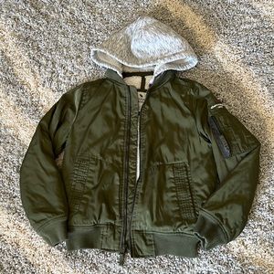Abercrombie boys military jacket